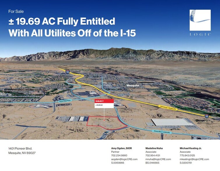 1401 Pioneer, Mesquite, NV for sale - Building Photo - Image 1 of 5