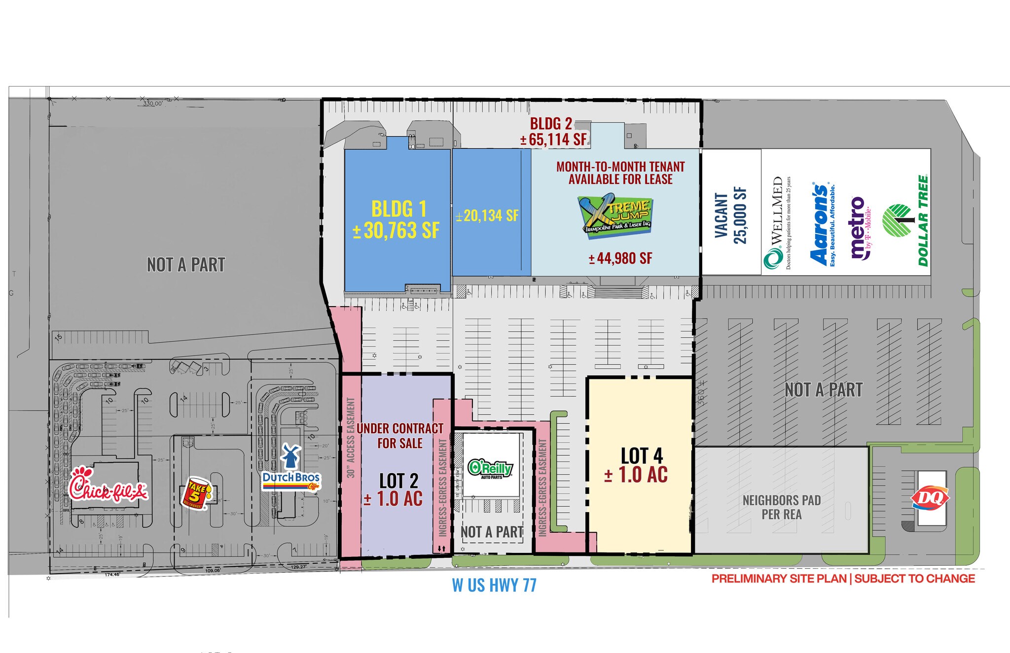 1000 W US Highway 77, San Benito, TX à louer Plan de site- Image 1 de 2