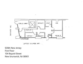 104 Bayard St, New Brunswick, NJ for lease Floor Plan- Image 1 of 1