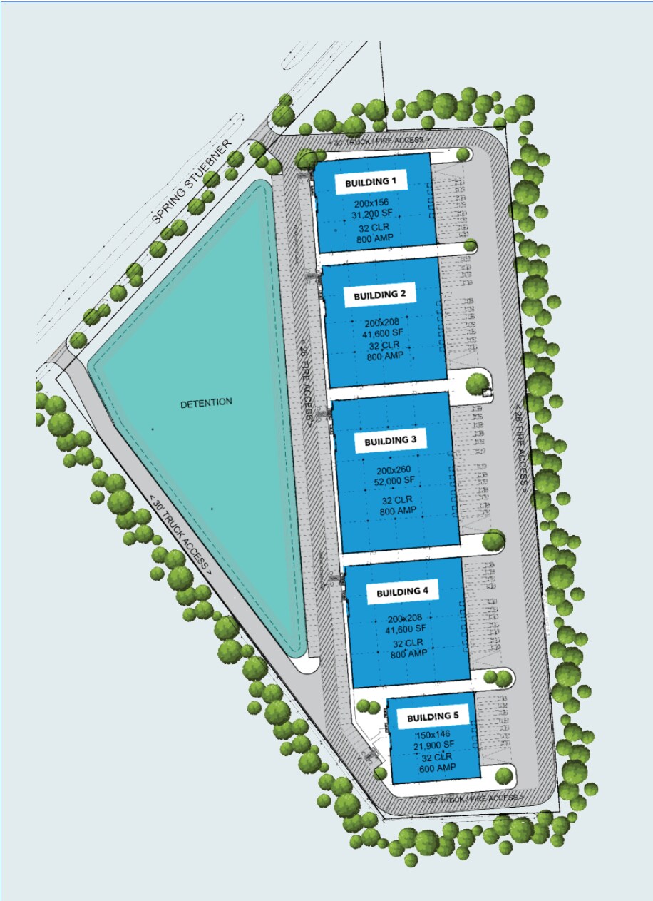 7901 Spring Stuebner Rd, Spring, TX for lease Site Plan- Image 1 of 1
