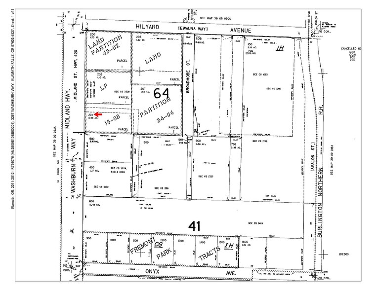 3267 Washburn Way, Klamath Falls, OR à vendre - Plan cadastral - Image 2 de 2