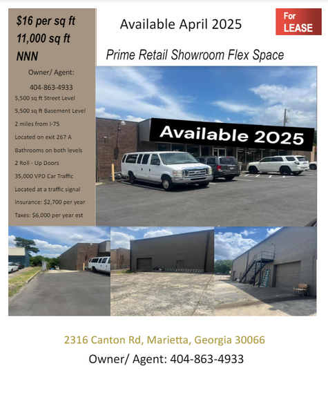 2316 Canton Rd, Marietta, GA for lease - Primary Photo - Image 1 of 1