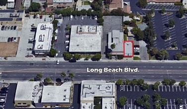 3732-3740 Long Beach Blvd, Long Beach, CA - Aérien Vue de la carte
