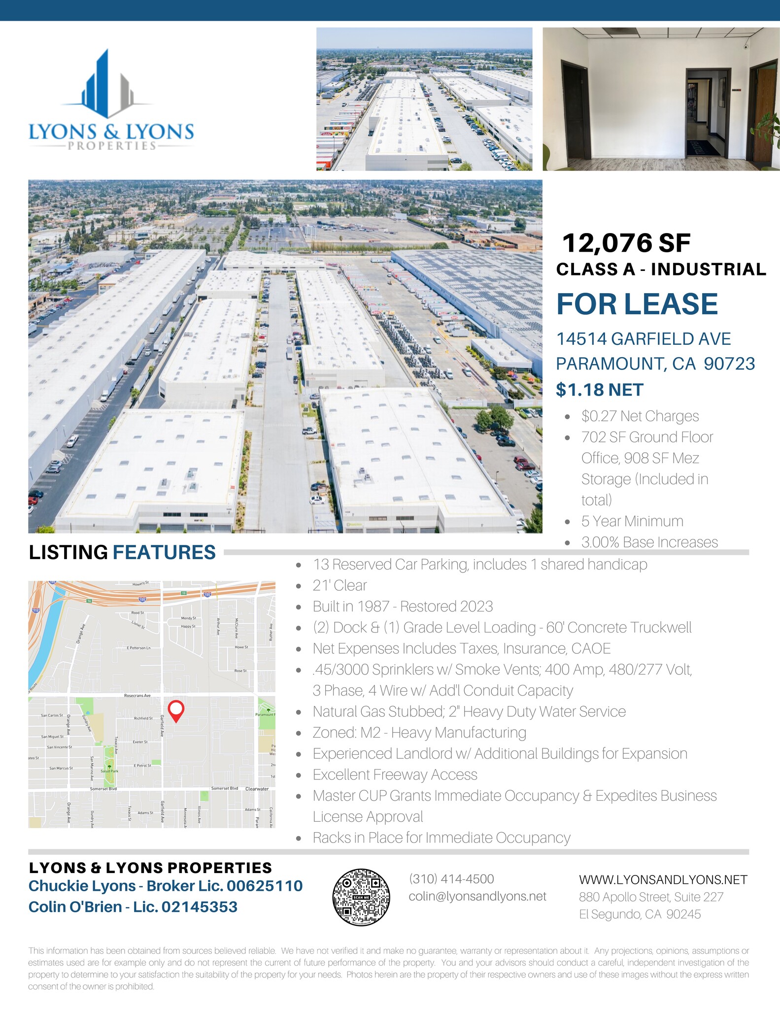 14520-14534 Garfield Ave, Paramount, CA à louer Plan de site- Image 1 de 1