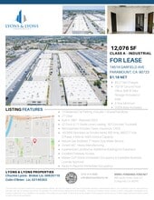 14520-14534 Garfield Ave, Paramount, CA à louer Plan de site- Image 1 de 1