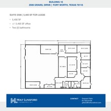 2501-2519 Gravel Dr, Fort Worth, TX à louer Plan d’étage- Image 1 de 1