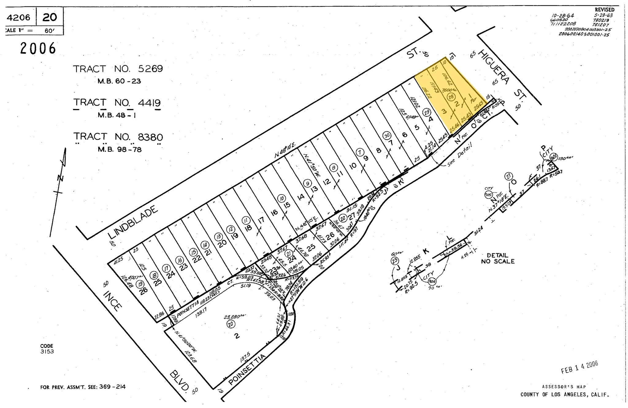 3951 Higuera St, Culver City, CA à vendre Plan cadastral- Image 1 de 1