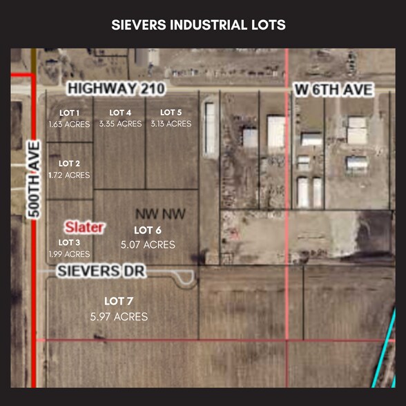 Sievers Industrial Park Land, Slater, IA à vendre - Photo du bâtiment - Image 2 de 2