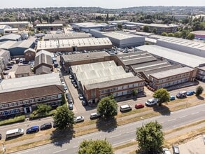 5 Elstree Way, Borehamwood, HRT - AÉRIEN  Vue de la carte