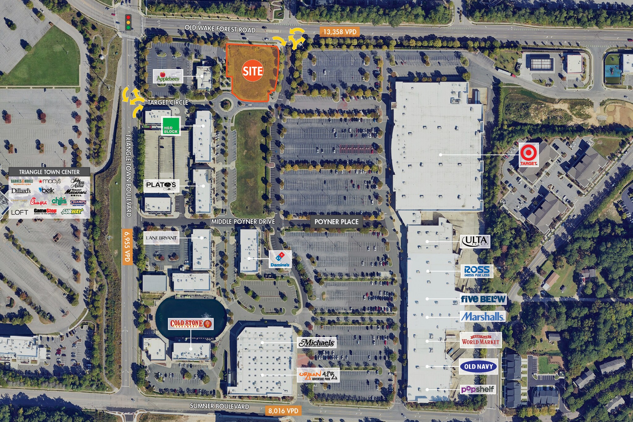7851 Target Cir, Raleigh, NC for lease Aerial- Image 1 of 3