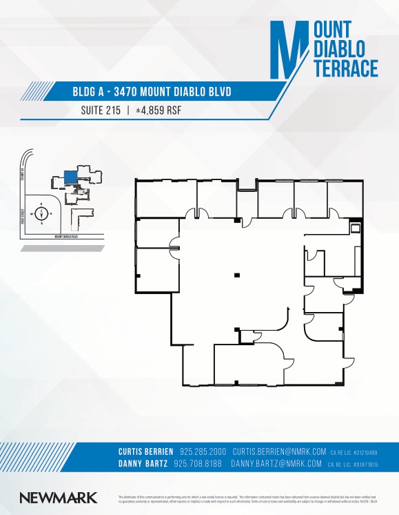 3470 Mt Diablo Blvd, Lafayette, CA for lease Floor Plan- Image 1 of 1