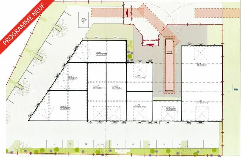 Industrial in Avignon for lease - Site Plan - Image 3 of 5