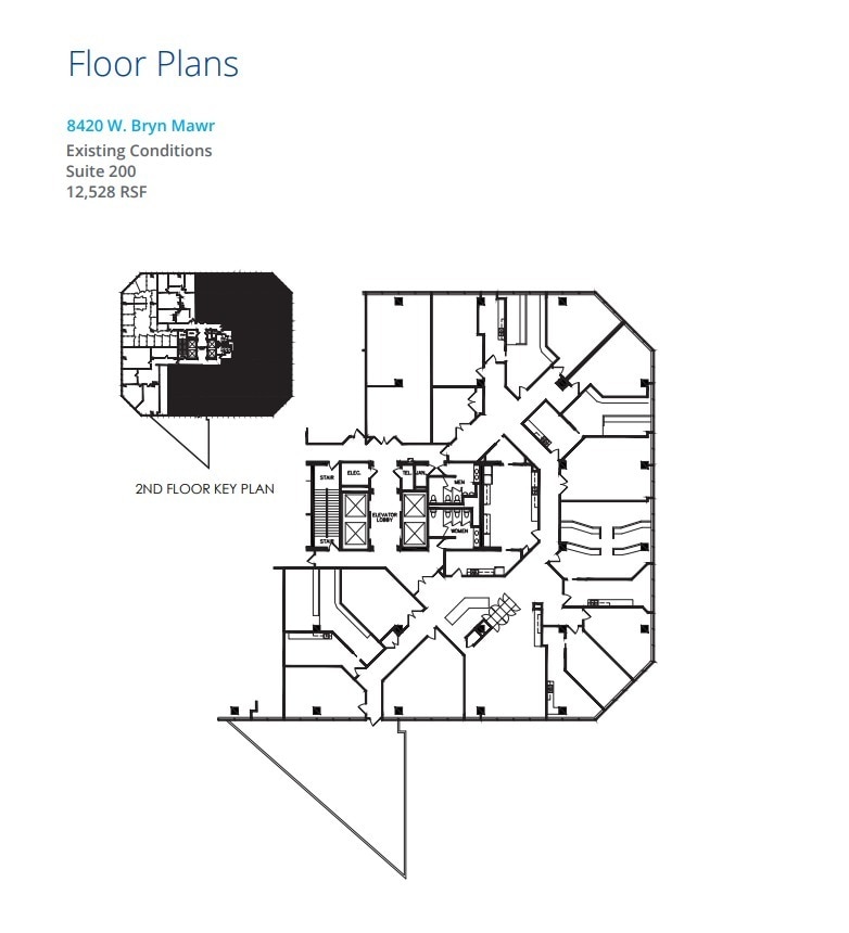 8410 W Bryn Mawr Ave, Chicago, IL à louer Plan d’étage- Image 1 de 1