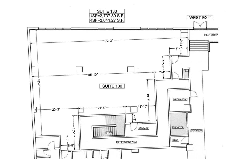 2019 N Lamar St, Dallas, TX à louer Plan d’étage- Image 1 de 1