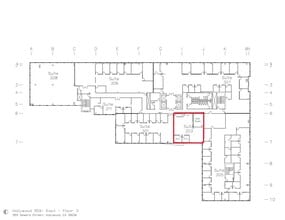 959 Seward St, Los Angeles, CA à louer Plan d’étage- Image 1 de 8