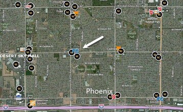 6502 W Thomas Rd, Phoenix, AZ - Aérien Vue de la carte - Image1