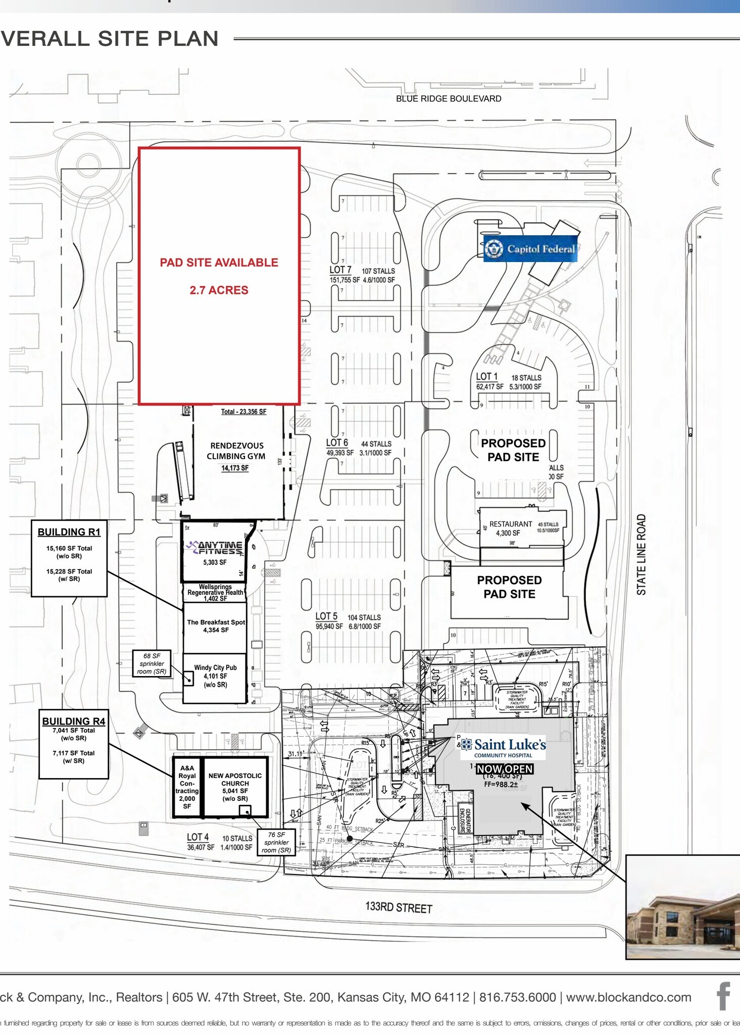 State Line Road at 133rd St, Leawood, KS for lease Site Plan- Image 1 of 5