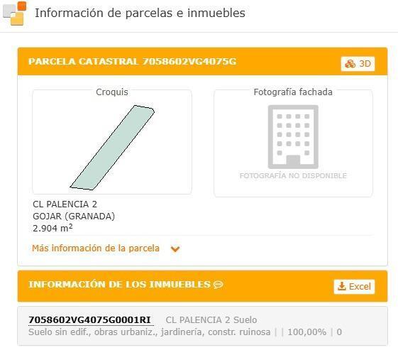 Land in Gójar, Granada for sale - Site Plan - Image 3 of 3