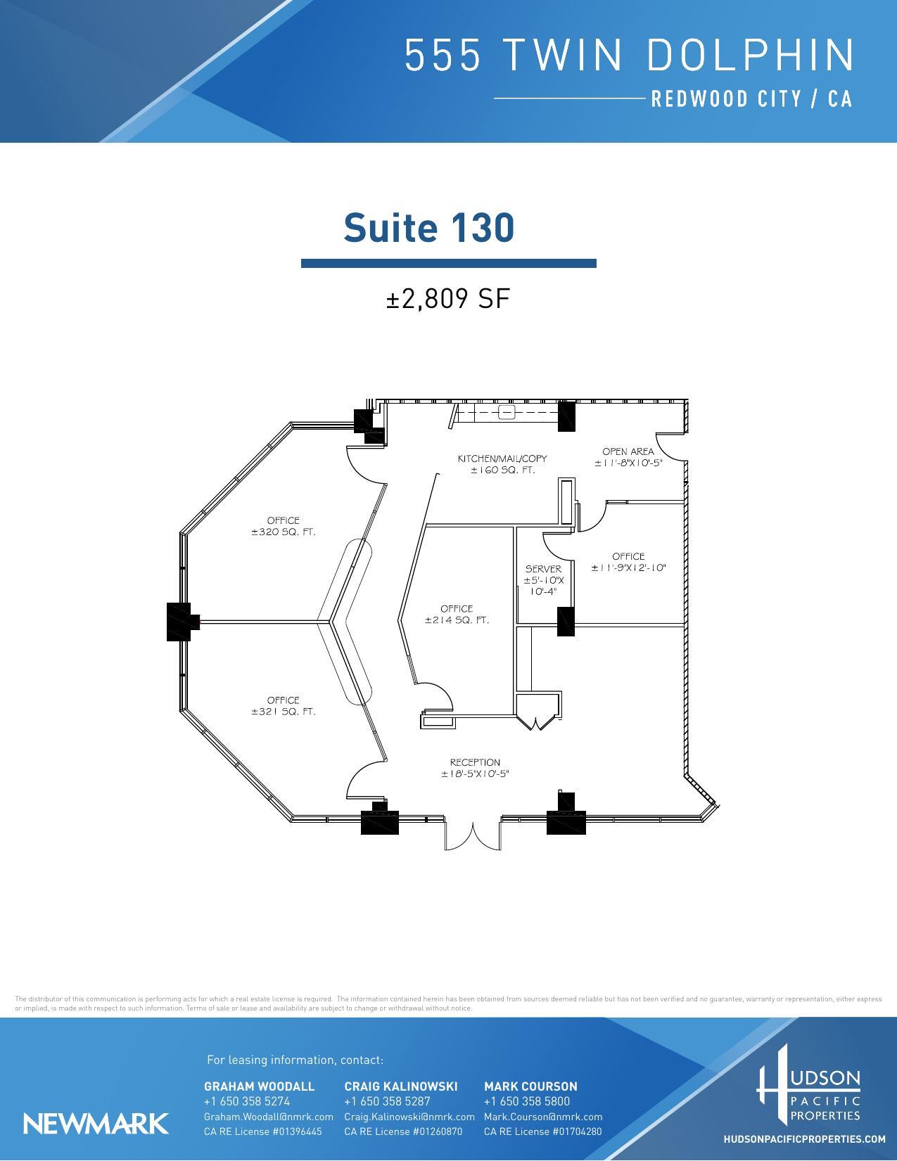 555 Twin Dolphin Dr, Redwood City, CA à louer Plan d’étage- Image 1 de 1