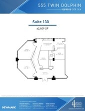 555 Twin Dolphin Dr, Redwood City, CA à louer Plan d’étage- Image 1 de 1
