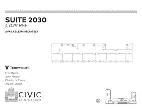 20 N Wacker Dr, Chicago, IL à louer Plan d’étage- Image 1 de 1