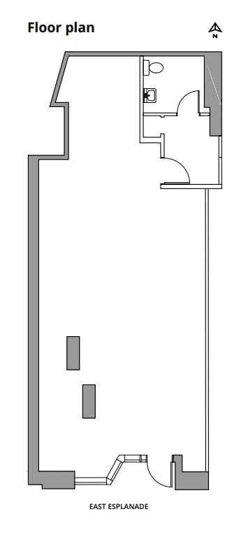 140-142 E Esplanade, North Vancouver, BC for lease Floor Plan- Image 1 of 1