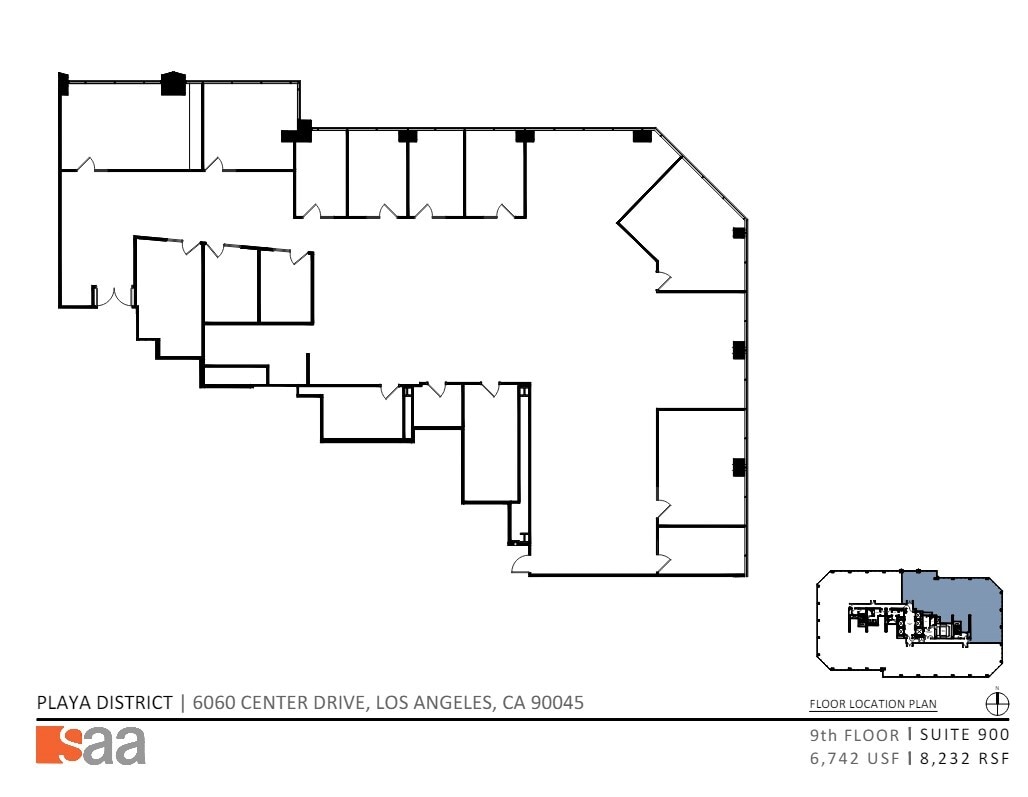 6100 Center Dr, Los Angeles, CA for lease Floor Plan- Image 1 of 1