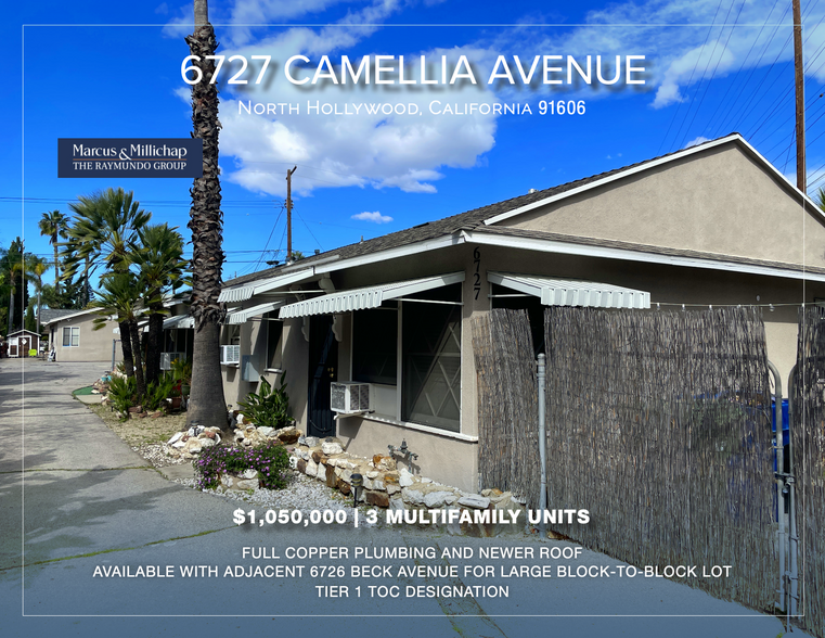 6727 Camellia Ave, North Hollywood, CA à vendre - Photo du bâtiment - Image 1 de 7