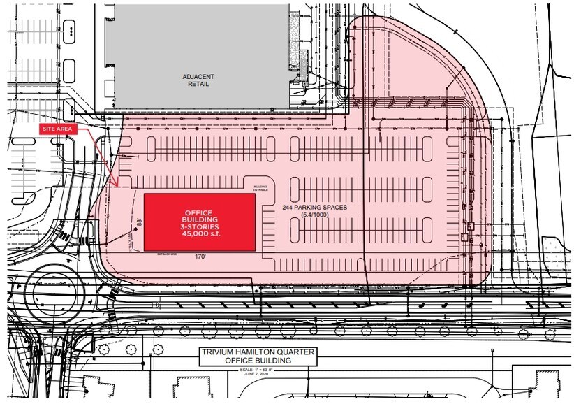 5950 Hamilton Rd, Westerville, OH à louer - Plan de site - Image 3 de 4