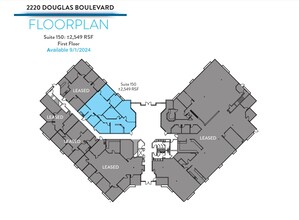 2220 Douglas Blvd, Roseville, CA à louer Plan d  tage- Image 1 de 1