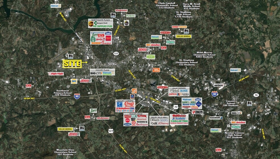 140 US-321, Hickory, NC for sale - Aerial - Image 2 of 4