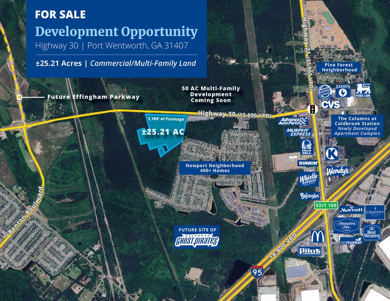 0 Highway 30, Port Wentworth, GA for sale - Primary Photo - Image 1 of 4