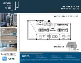 80 SW 8th St, Miami, FL for lease Site Plan- Image 1 of 14