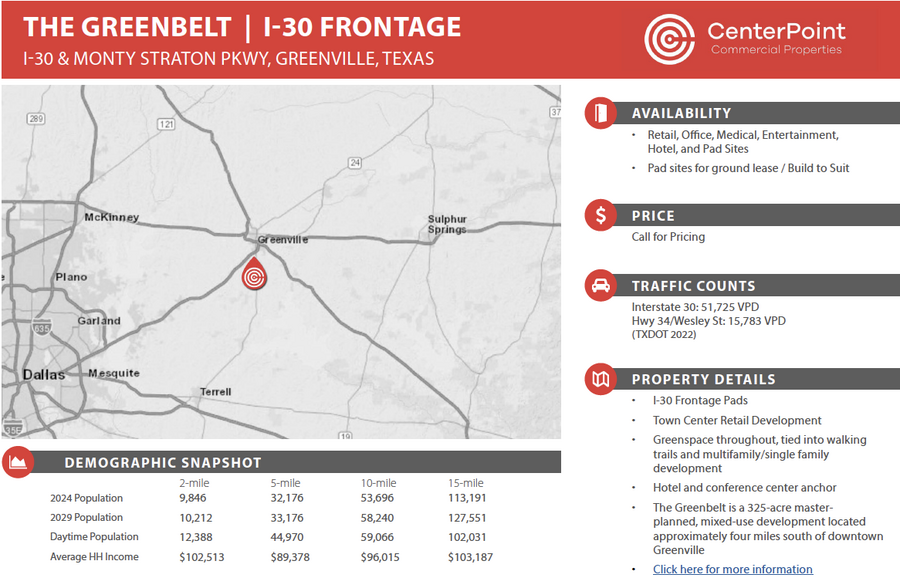 I-30 Frontage Rd, Greenville, TX for lease - Other - Image 3 of 10