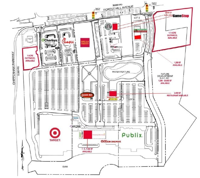 6945 Forest Hill Ave, Richmond, VA for lease - Site Plan - Image 2 of 2