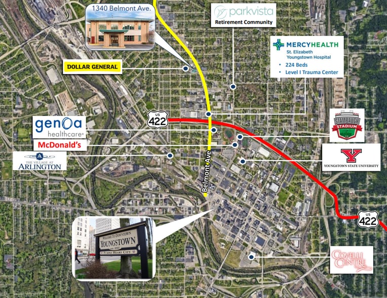1340 Belmont Ave, Youngstown, OH à vendre - Photo du bâtiment - Image 3 de 3