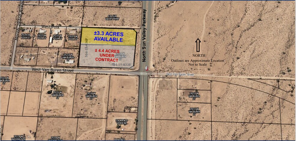 NWC Sun Valley Pky & Van Buren, Buckeye, AZ à vendre - Photo du bâtiment - Image 1 de 4