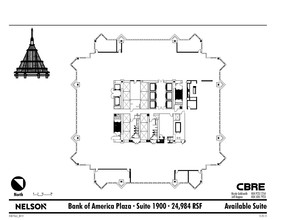 600 Peachtree St NE, Atlanta, GA à louer Plan d  tage- Image 1 de 1