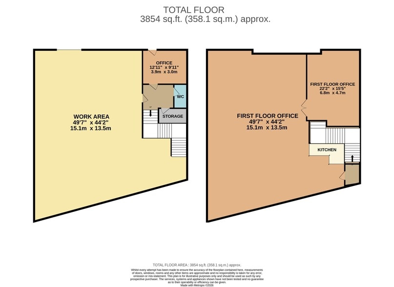 Aston Way, Mannings Heath, Poole for lease - Floor Plan - Image 3 of 3