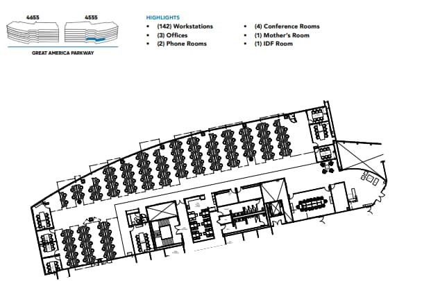 4655 Great America Pky, Santa Clara, CA for lease Floor Plan- Image 1 of 1