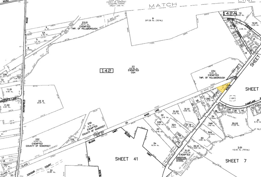 170 Us Highway 206, Hillsborough, NJ à louer - Plan cadastral - Image 2 de 22