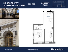 39 Broadway, New York, NY à louer Plan d’étage- Image 1 de 1