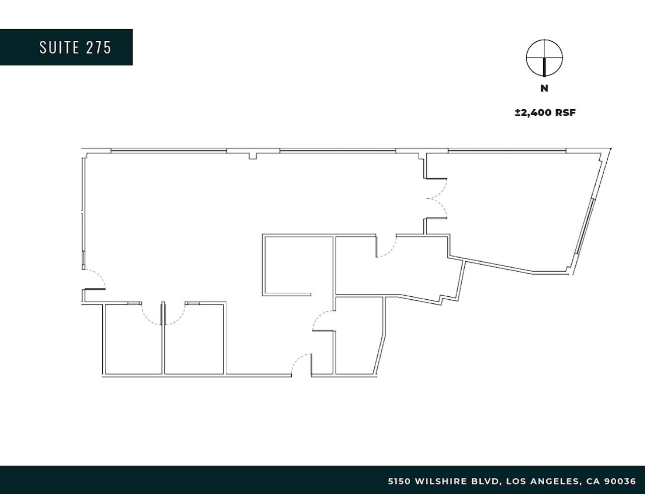 5150 Wilshire Blvd, Los Angeles, CA à louer Plan d’étage- Image 1 de 1