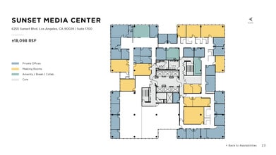 6255 W Sunset Blvd, Los Angeles, CA for lease Floor Plan- Image 1 of 1