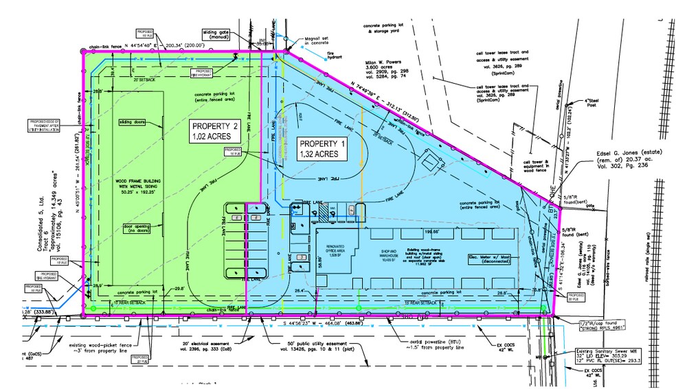 Unique College Station Investment portfolio of 2 properties for sale on LoopNet.ca - Site Plan - Image 2 of 3