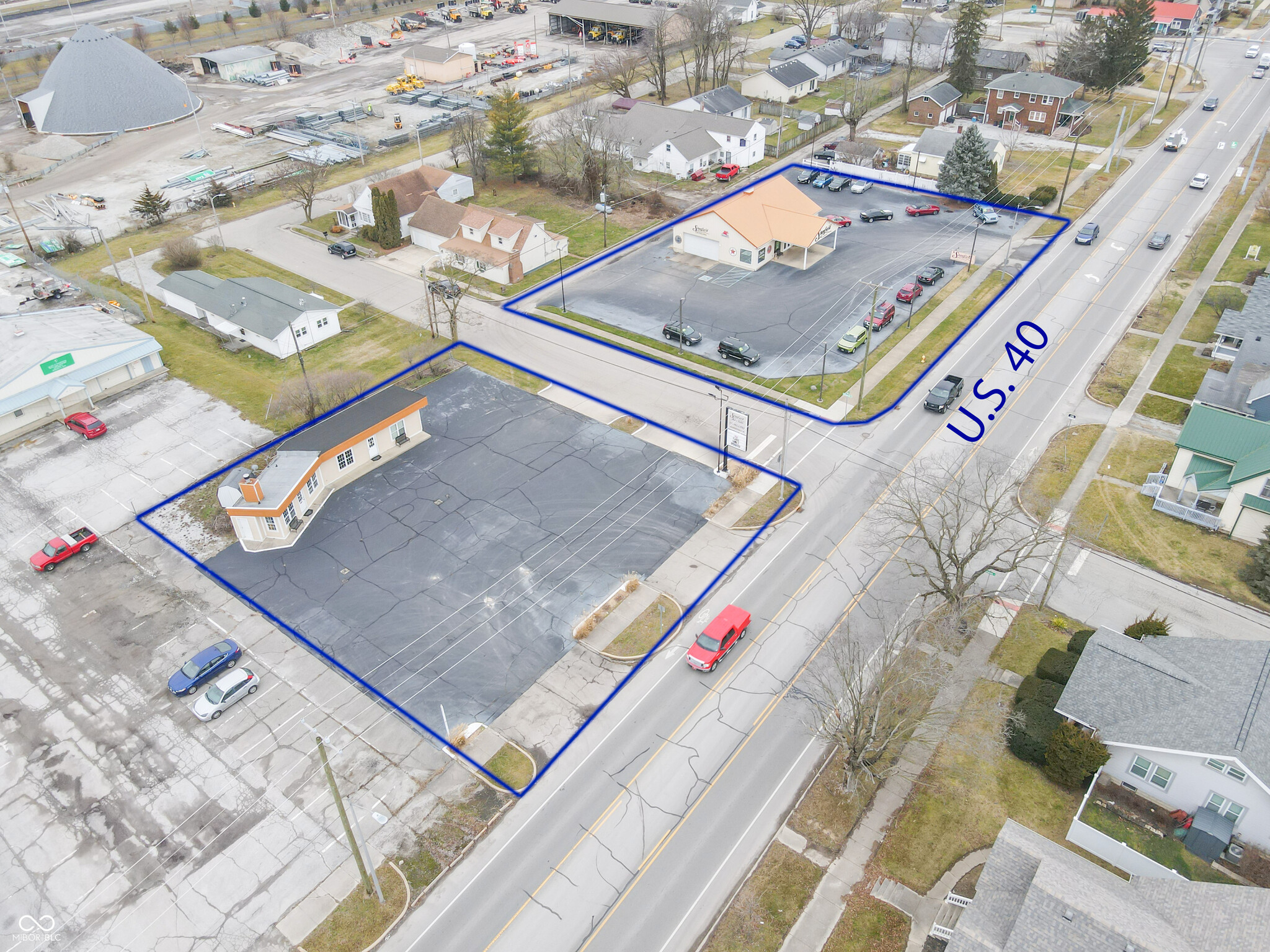 911 W Main St, Greenfield, IN for sale Aerial- Image 1 of 13