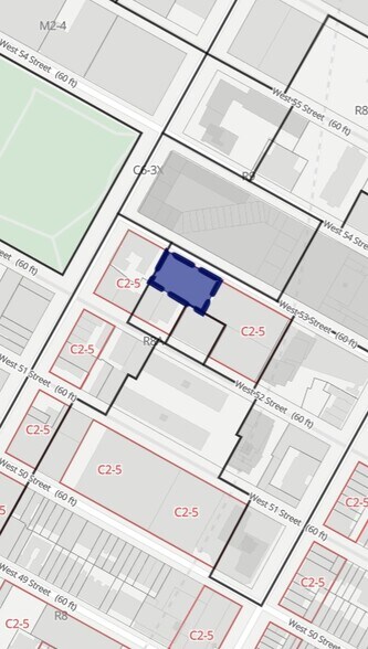 540-548 W 53rd St, New York, NY à louer - Plan cadastral - Image 2 de 4