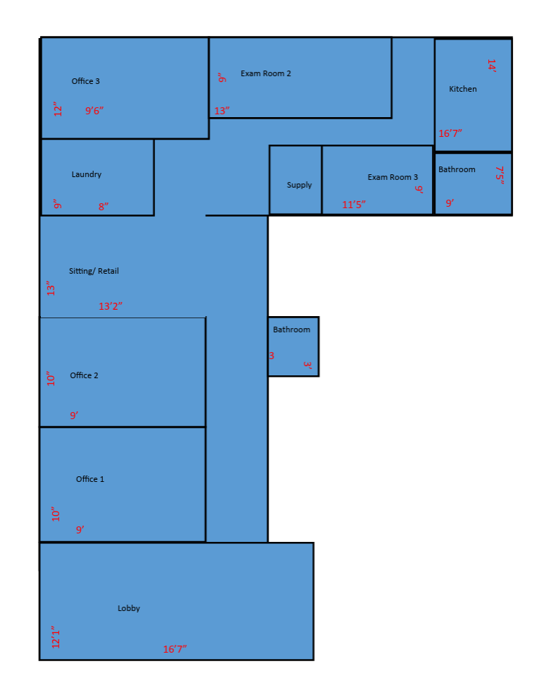 117 Longwood Dr SE, Huntsville, AL for lease Floor Plan- Image 1 of 18