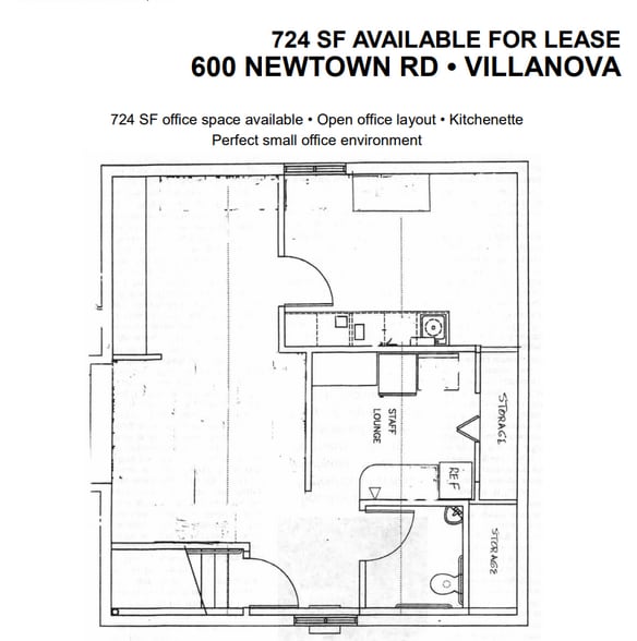 600 Newtown Rd, Villanova, PA for sale - Floor Plan - Image 3 of 4