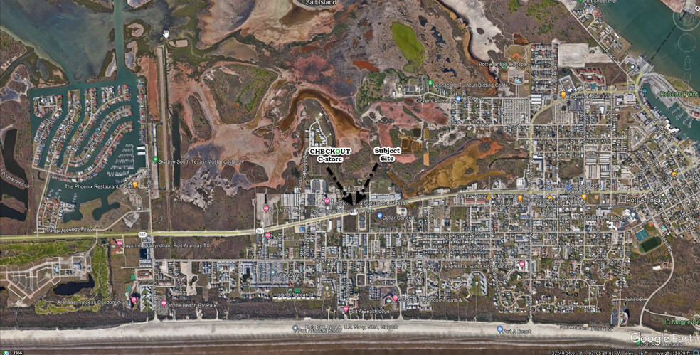 1960 State Hwy 361 hwy, Port Aransas, TX for sale - Aerial - Image 1 of 6